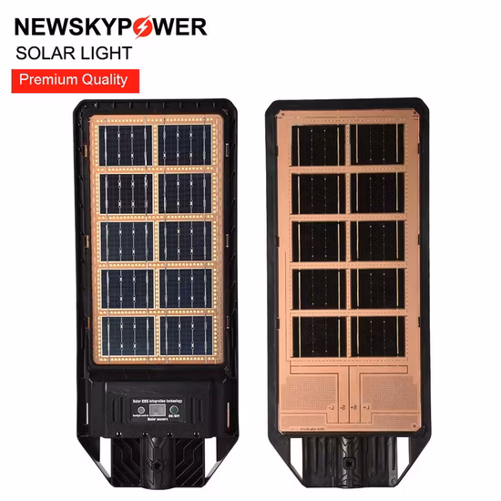 Wasserdichte 100W 200W 300W All-in-One-Sonnensystem-Straßenlaterne für den Außenbereich